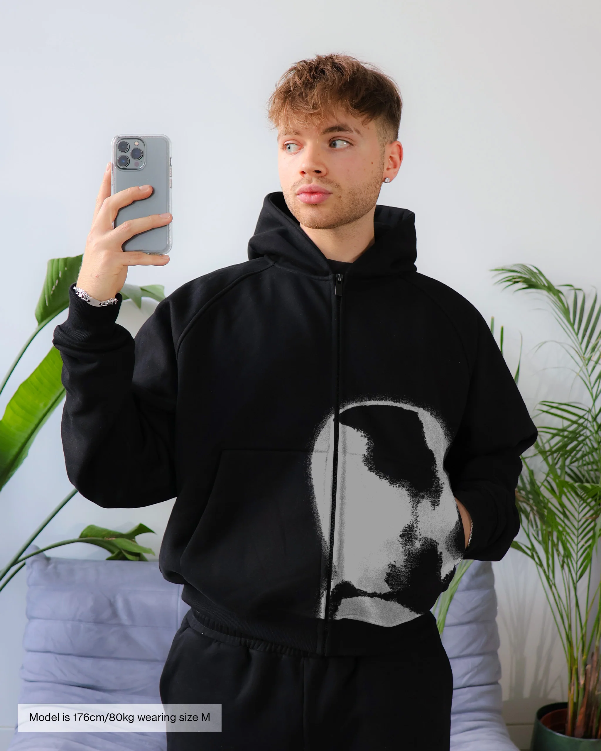 FACE ZIP-HOODIE - Image 2