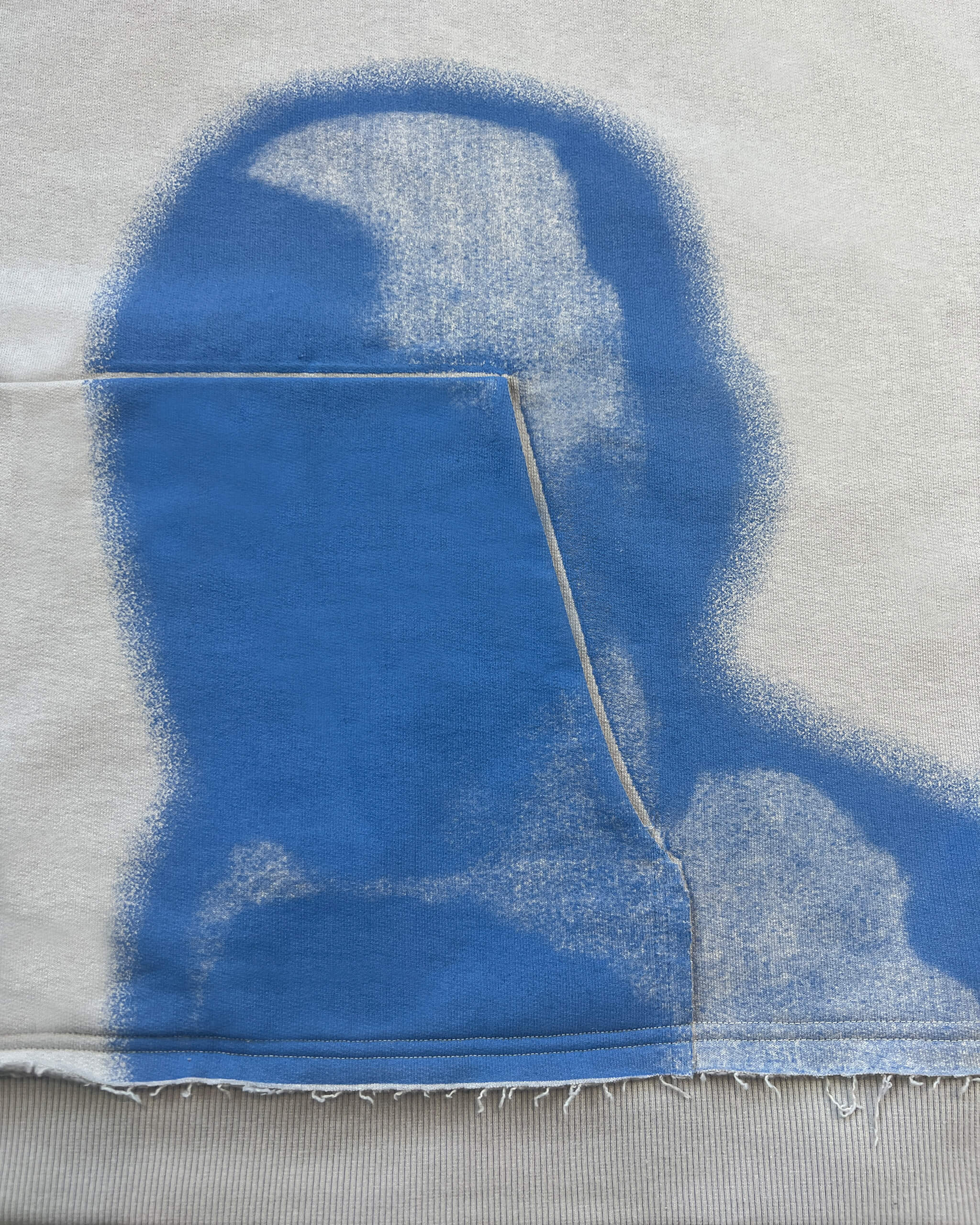 FACE HOODIE GREY - Image 6