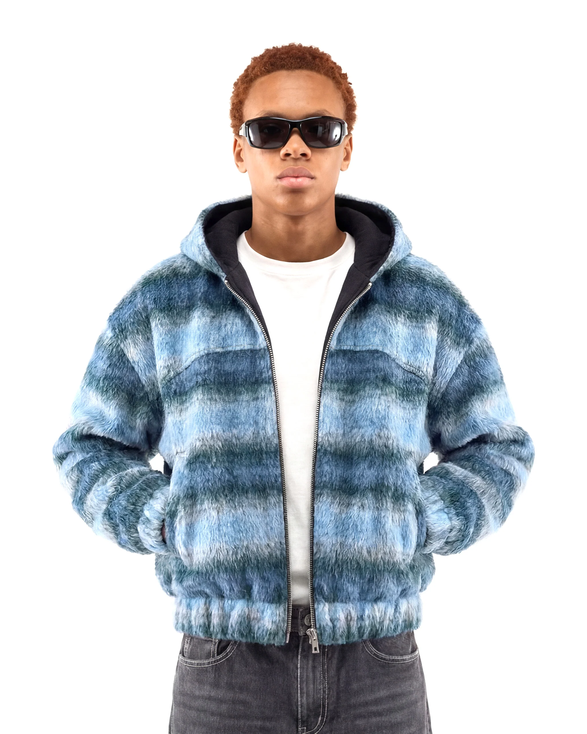 HOODED FLANNEL JACKET - Image 2