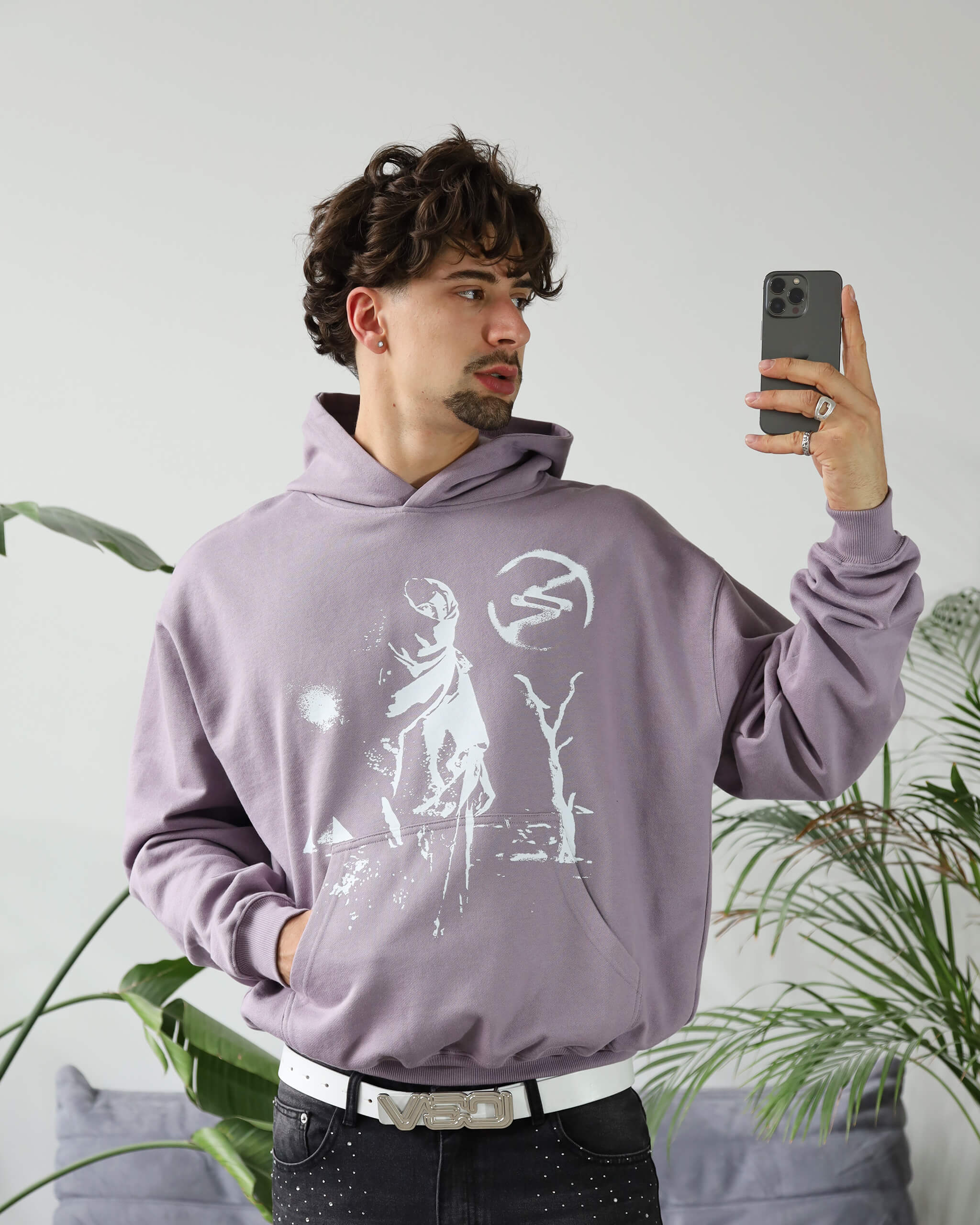 NOMAD HOODIE PURPLE - Image 2