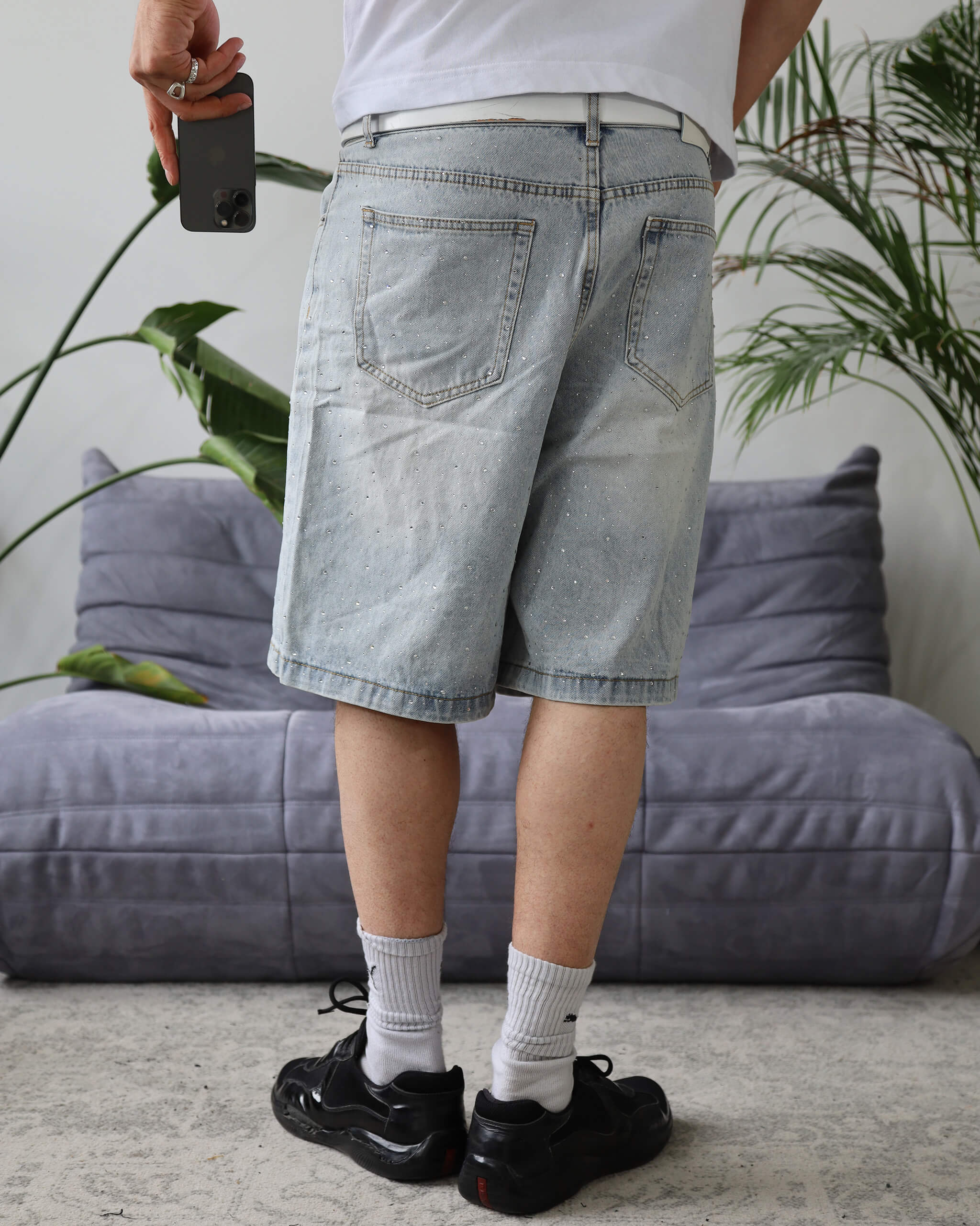 RHINESTONE JORTS - Image 5