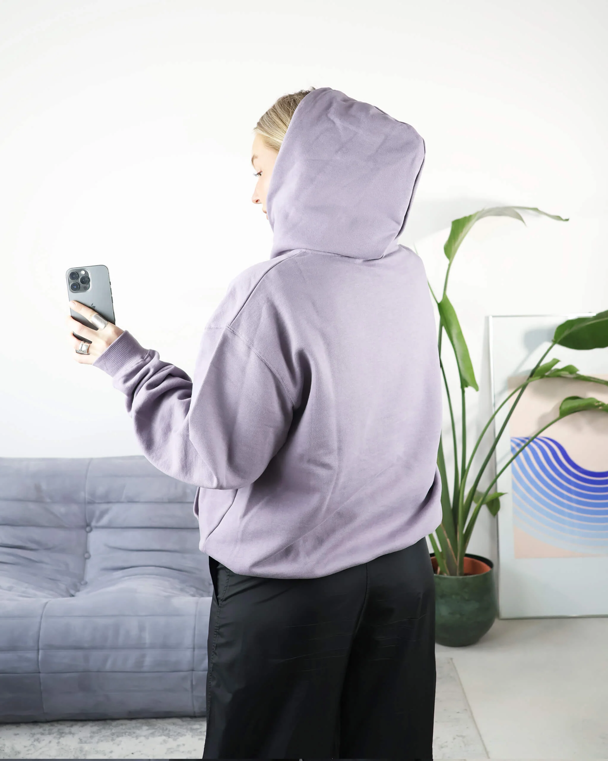 RUNNING HOODIE PURPLE - Image 3